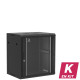 Coffret mural 12U en kit, Porte en verre, 600X450X635 LxPxH (mm)