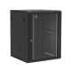 Coffret mural 15U monté, Porte en verre, 600x600x769 LxPxH (mm)