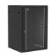 Coffret mural 18U monté, Porte en verre, 600x600x901 LxPxH (mm)