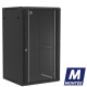 Coffret mural 21U monté, Porte en verre, 600X600X1035 LxPxH (mm)