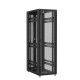 Baie en kit Ligne 1200 42U 600x1000mm, porte avant : Simple Verre, porte arrière : Double Nid d'Abeille, sans panneaux latéraux