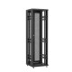 Baie en kit Ligne 1200 42U 600x600mm, porte avant : Sans Porte, porte arrière : Double Nid d'Abeille, sans panneaux latéraux