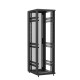Baie en kit Ligne 1200 42U 600x800mm, porte avant : Sans Porte, porte arrière : Simple Verre, sans panneaux latéraux