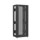 Baie en kit Ligne 1200 42U 800x600mm, porte avant : Simple Verre, porte arrière : Simple Verre, sans panneaux latéraux