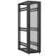 Baie en kit Ligne 1200 47U 600x1200mm, porte avant : Simple Nid d'Abeille, porte arrière : Sans Porte, sans panneaux latéraux