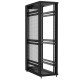 Baie en kit Ligne 1200 47U 600x1200mm, porte avant : Sans Porte, porte arrière : Simple Nid d'Abeille, sans panneaux latéraux