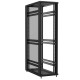 Baie en kit Ligne 1200 47U 600x1200mm, porte avant : Sans Porte, porte arrière : Simple Verre, sans panneaux latéraux