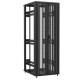 Baie en kit Ligne 1200 47U 800x1000mm, porte avant : Double Verre, porte arrière : Sans Porte, sans panneaux latéraux