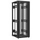 Baie en kit Ligne 1200 47U 800x1000mm, porte avant : Simple Verre, porte arrière : Sans Porte, sans panneaux latéraux