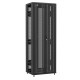 Baie en kit Ligne 1200 47U 800x600mm, porte avant : Double Verre, porte arrière : Double Nid d'Abeille, sans panneaux latéraux