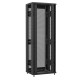 Baie en kit Ligne 1200 47U 800x600mm, porte avant : Sans Porte, porte arrière : Simple Nid d'Abeille, sans panneaux latéraux