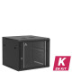 Coffret mural 9U en kit, Porte en verre, 600X600X501 LxPxH (mm)