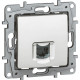 Niloé prise RJ45 FTP cat 6 blanc à vis - Legrand 664777