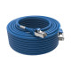 Cordon RJ45 cat 6 surmoulé FUTP 100 Ohms LSOH, 20m, bleu