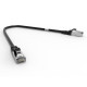 Cordon RJ45 cat 6a SFTP 100 Ohms LSOH noir 0.3m
