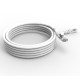 Cordon RJ45 cat 6a SFTP 100 Ohms LSOH blanc 5m