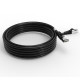 Cordon RJ45 cat 6a SFTP 100 Ohms LSOH surmoulé noir 5m