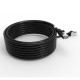 Cordon RJ45 cat 6a SFTP 100 Ohms LSOH surmoulé noir 10m