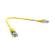 Cordon RJ45 cat7 SFTP 100 Ohms LSOH surmoulé jaune 0,30m