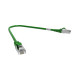 Cordon RJ45 cat7 SFTP 100 Ohms LSOH surmoulé vert 0,30m
