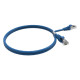 Cordon RJ45 cat7 SFTP 100 Ohms LSOH surmoulé bleu 1m