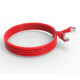 Cordon RJ45 cat7 SFTP 100 Ohms LSOH surmoulé rouge 2m