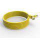 Cordon RJ45 cat7 SFTP 100 Ohms LSOH surmoulé jaune 3m