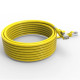 Cordon RJ45 cat7 SFTP 100 Ohms LSOH surmoulé jaune 7m