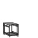 En kit - Mini baie de brassage 12U 600x1000x740mm (LxPxH) 500kg, Sans porte avant et arrière, Sans panneaux latéraux