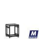 Mini baie de brassage 12U 600x600x740mm (LxPxH) 500kg, Sans porte avant et arrière, Sans panneaux latéraux