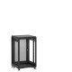 En kit - Baie de brassage 18U 600x600x1007mm (LxPxH) 500kg, Sans porte avant / Porte arrière nid d'abeille, Sans panneaux latéraux