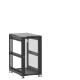 Baie de brassage 21U 600x1000x1141mm (LxPxH) 500kg, Porte avant en verre / Sans porte arrière, Sans panneaux latéraux