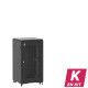En kit - Baie de brassage 21U 600x600x1141mm (LxPxH) 500kg, Porte avant nid d'abeille / Porte arrière panneau plein