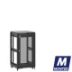 Baie de brassage 21U 600x600x1141mm (LxPxH) 500kg, Porte avant nid d'abeille / Sans porte arrière, Sans panneaux latéraux