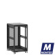 Baie de brassage 21U 600x800x1141mm (LxPxH) 500kg, Sans porte avant / Porte arrière nid d'abeille, Sans panneaux latéraux