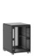 En kit - Baie 21U 800x1000mm, porte avant : Sans Porte, porte arrière : Simple Nid d'Abeille, avec panneaux latéraux