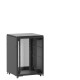 En kit - Baie 21U 800x800mm, porte avant : Sans Porte, porte arrière : Simple Nid d'Abeille, avec panneaux latéraux