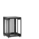En kit - Baie 21U 800x800mm, porte avant : Sans Porte, porte arrière : Simple Nid d'Abeille, sans panneaux latéraux