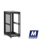 Baie de brassage 27U 600x1000x1407mm (LxPxH) 500kg, Sans porte avant / Porte arrière nid d'abeille, Sans panneaux latéraux