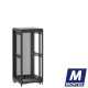 Baie de brassage 27U 600x600x1407mm (LxPxH) 500kg, Sans porte avant / Porte arrière nid d'abeille, Sans panneaux latéraux