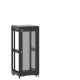 Baie de brassage 27U 600x600x1407mm (LxPxH) 500kg, Porte avant nid d'abeille / Sans porte arrière, Sans panneaux latéraux