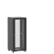 Baie de brassage 27U 600x600x1407mm (LxPxH) 500kg, Porte avant en verre / Sans porte arrière