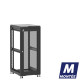 Baie de brassage 27U 600x800x1407mm (LxPxH) 500kg, Porte avant nid d'abeille / Sans porte arrière, Sans panneaux latéraux