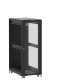 En kit - Baie de brassage 31U 600x1000x1585mm (LxPxH) 500kg, Porte avant en verre / Porte arrière panneau plein, Sans panneaux latéraux