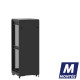 Baie de brassage 31U 600x600x1585mm (LxPxH) 500kg, Porte avant panneau plein / Porte arrière nid d'abeille, Sans panneaux latéraux