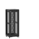 En kit - Baie de brassage 31U 600x600x1585mm (LxPxH) 500kg, Porte avant et arrière nid d'abeille, Sans panneaux latéraux