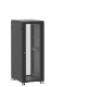 Baie de brassage 31U 600x800x1585mm (LxPxH) 500kg, Porte avant en verre / Sans porte arrière
