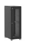 Baie de brassage 36U 600x1000x1807mm (LxPxH) 500kg, Porte avant/arrière nid d'abeille