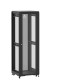 Baie de brassage 36U 600x600x1807mm (LxPxH) 500kg, Porte avant et arrière en verre, Sans panneaux latéraux