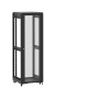 Baie de brassage 36U 600x600x1807mm (LxPxH) 500kg, Porte avant en verre / Sans porte arrière, Sans panneaux latéraux